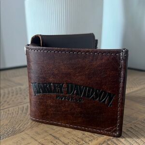 Harley-Davidson Brown Leather Wallet